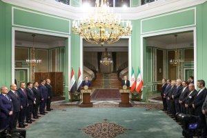 نشست مطبوعاتی مشترک با نخست وزیر عراق