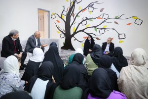 President visits two orphan care facilities