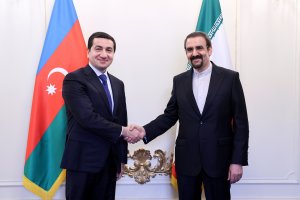 دیدار دستیار سیاست خارجی رئیس جمهوری آذربایجان با دکتر سنایی