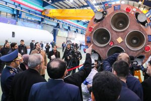 President visits Defense Ministry's space, defense achievements 