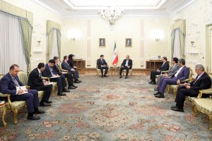 Iran president meets with foreign policy advisor to Azerbaijan president 