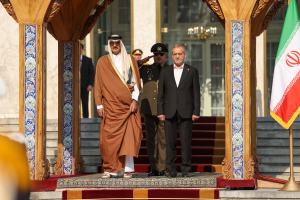 Iran President welcomes Qatari Emir