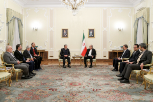 دیدار دبیرکل جنبش جهاد اسلامی فلسطین با رئیس جمهور