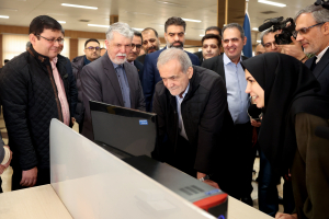 بازدید دکتر پزشکیان از خبرگزاری جمهوری اسلامی (ایرنا)
