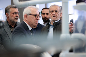 Pezeshkian tours Medical Equipment Exhibition 