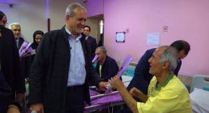 به یاد دوستان/ رئیس‌جمهور با کوله‌باری از امید و قدردانی به دیدار جانبازان رفت