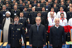 President Pezeshkian attends conference of top police officials