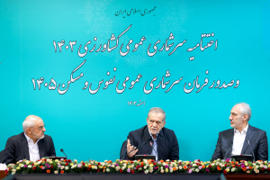 مراسم اختتامیه سرشماری عمومی کشاورزی 1403 و صدور فرمان سرشماری نفوس و مسکن 1405
