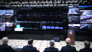 President visits police’s smart traffic control, commanding center