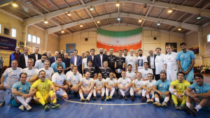 President Pezeshkian takes to football field in celebration of Labor Week