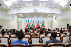 نشست مطبوعاتی مشترک با رئیس‌جمهور جمهوری آذربایجان
