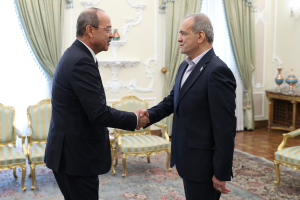دیدار نخست وزیر ازبکستان با رئیس جمهور