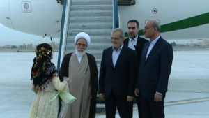 President Pezeshkian arrives in Kermanshah Province
