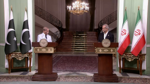 نشست مطبوعاتی مشترک با نخست وزیر پاکستان