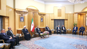 الزیارة الی سلطنة عمان فی اطار السیاسات الرئیسیة المتمثلة فی توثیق العلاقات مع الجیران