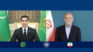 أکد الرئیسان الایرانی و الترکمانی علی توثیق العلاقات الثنائیة و التعاضد بین الأمة الاسلامیة علی أعتاب عید الأضحی السعید