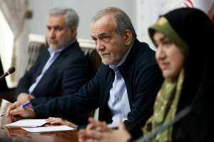 دیدار اعضای فراکسیون محیط زیست مجلس شورای اسلامی با رئیس جمهور