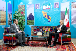 مصاحبه تلویزیونی در پایان سفر به استان ایلام