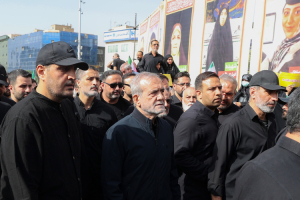 President attends funeral ceremony for martyrs of foreign aggression