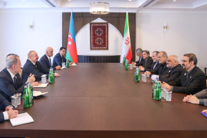 دیدار روسای جمهور ایران و آذربایجان