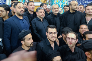 Pezshkian joins mourning ceremony in Ardabil