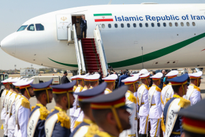 غادر رئیس الجمهوریة طهران متوجها الی باکستان