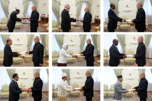President Pezeshkian receives letters of credence from 9 foreign ambassadors