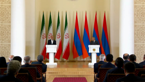 نشست خبری مشترک دکتر پزشکیان با نخست‌وزیر ارمنستان