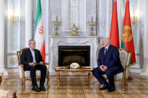 La rencontre des présidents d'Iran et de Biélorussie
