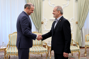 دیدار دبیر شورای امنیت ارمنستان با رئیس جمهور