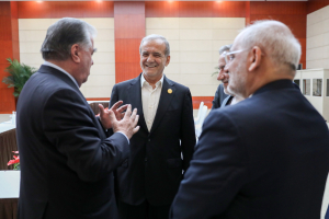 دیدار روسای جمهور ایران و تاجیکستان