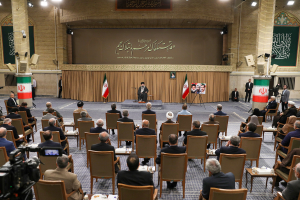 Supreme Leader meets with President Pezeshkian, his cabinet members