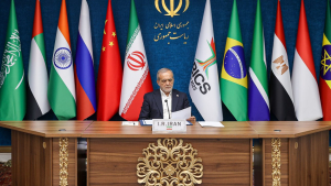 President Pezeshkian emphasizes BRICS' role in countering unilateralism