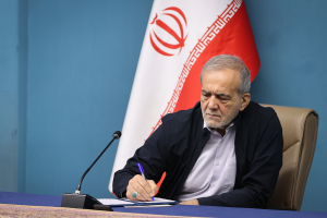 تبریک قهرمانی تیم ملی کشتی فرنگی کشورمان از سوی دکتر پزشکیان