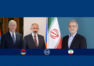 رئیس الجمهوریة يبعث برقیتي تهنئة للرئيس الأرميني ورئيس وزرائه

