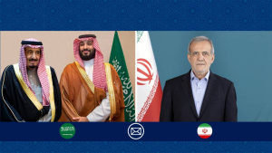 President Pezeshkian congratulates Saudi King, Crown Prince on National Day