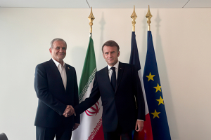 Iranian, French presidents meet on sidelines of 80th session of UNGA