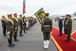 Iran president's departure for Astana, Kazakhstan