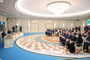 نشست خبری مشترک با رئیس‌جمهور قزاقستان