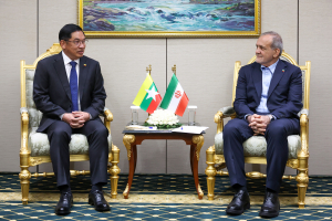 دیدار نخست وزیر میانمار با رئیس‌جمهور