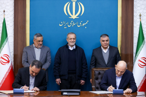 مراسم امضای قراردادهای سرمایه‌گذاری شرکت ملی نفت ایران