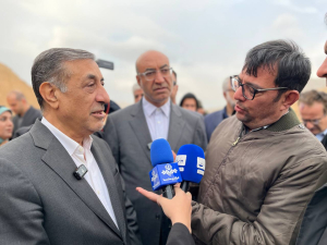 بازدید معاون اجرایی رئیس‌جمهور از پروژه راه‌آهن کرمانشاه- اسلام‌آباد غرب
