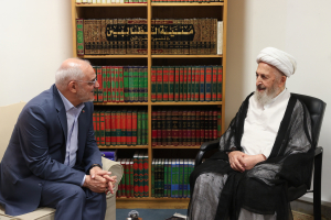 دیدار رئیس دفتر رئیس جمهور با حضرت آیت الله العظمی سبحانی