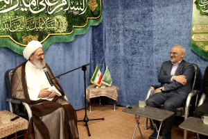 دیدار رئیس دفتر رئیس جمهور با حضرت آیت الله فقیهی