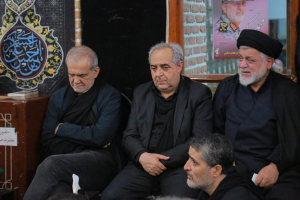 حضور در جمع سوگواران عاشورای حسینی در تبریز