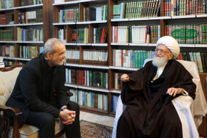 دیدار با آیت الله العظمی نوری همدانی