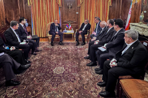 دیدار نخست وزیر ارمنستان با رئیس جمهور