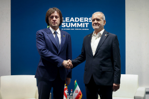 دیدار سران ایران و گرجستان