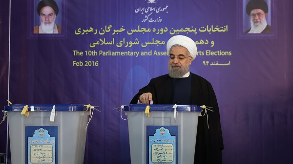 President casts his ballot