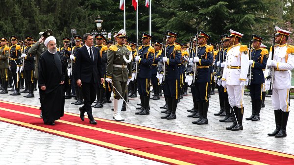 President officially receives Italian PM